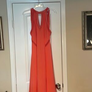 Guess Maxi Orange Light Weight Dress